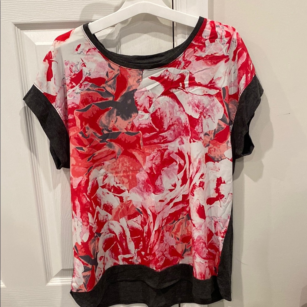 Apt 9 Floral Print Top - Women’s size Petite Medium - New without tags! tops tee